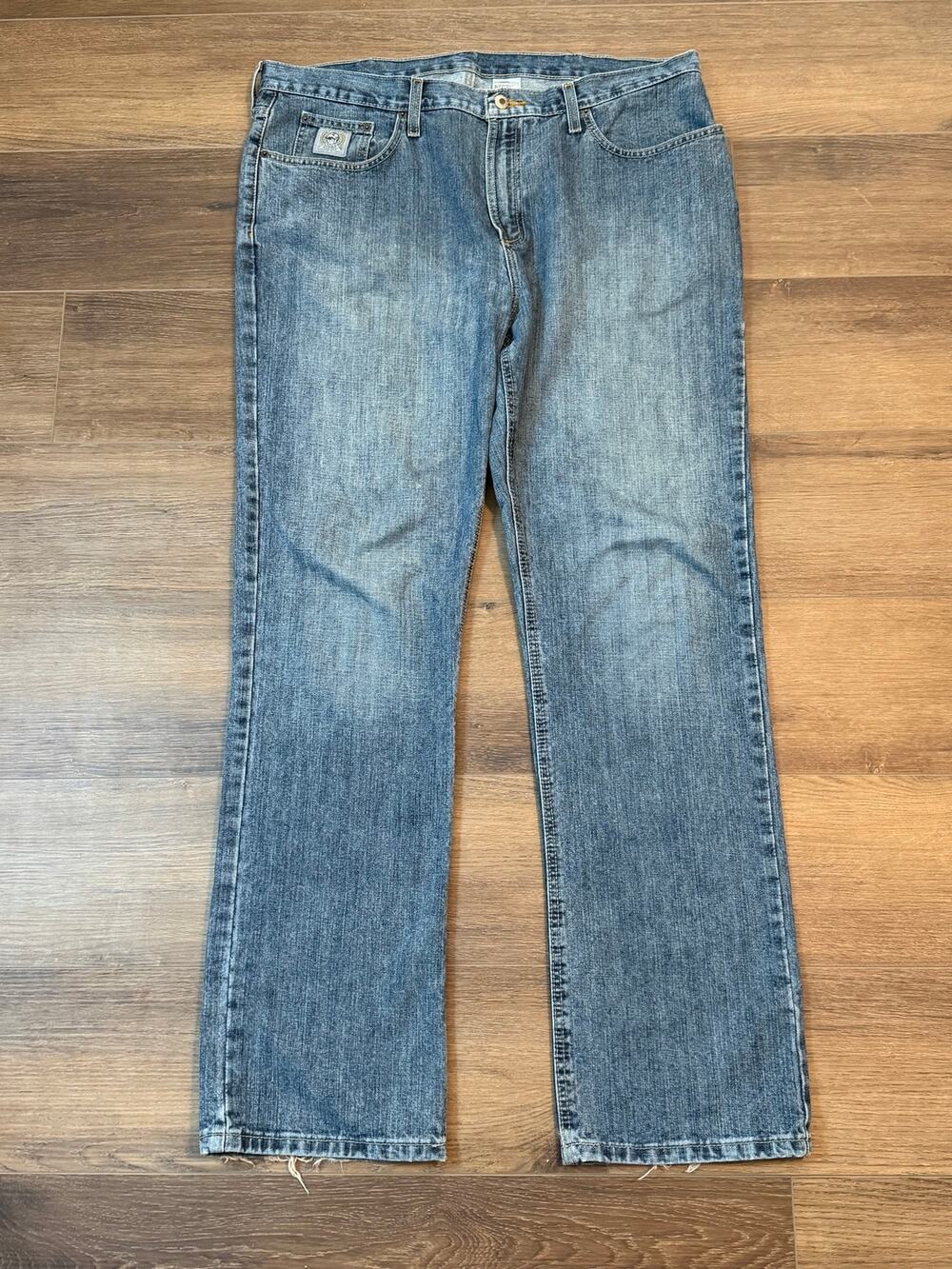 Cinch Jeans Mens 38x34 Medium Wash Straight Leg Western Cowboy Denim